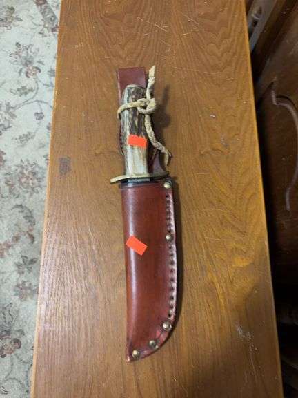 Homemade knife with sheath image