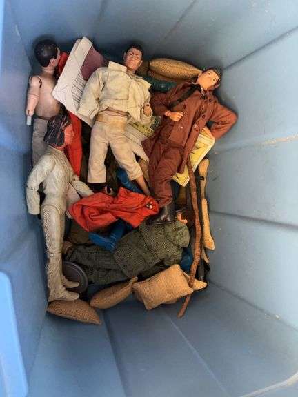 Tub of GI Joe toys image