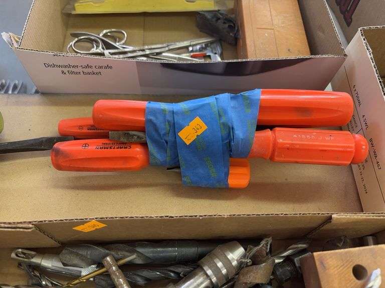 Orange Craftsman screwdrivers image