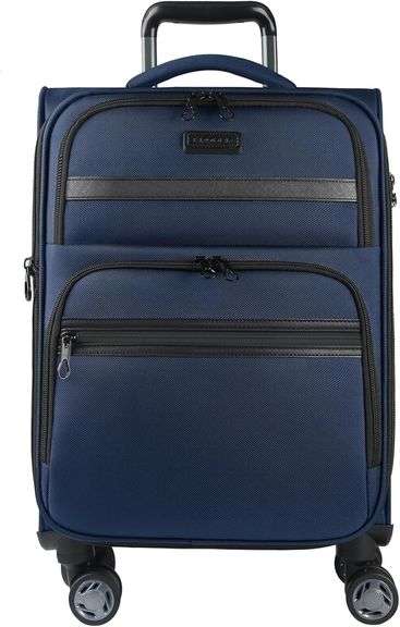 KROSER Softside Expandable Carry On Luggage with Spinner Whe image
