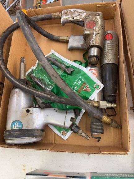 Box of miscellaneous air tools image