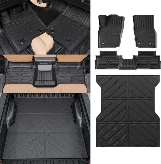 Floor Mats Compatible with 2024 2025 Toyota Tacoma Truck Mat image