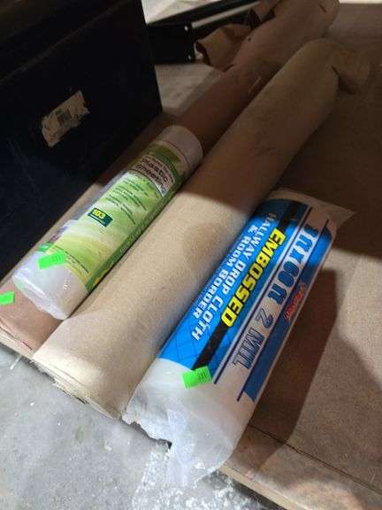 Rolls of Plastic Sheeting and Paper Sheeting image