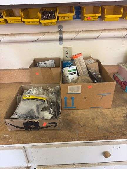 3 boxes of hardware image