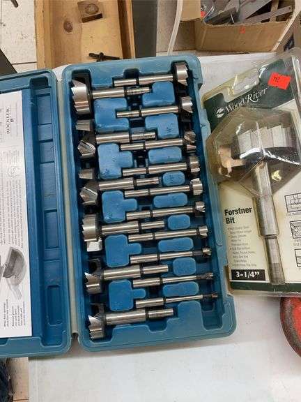 Lot of forstner bits. image