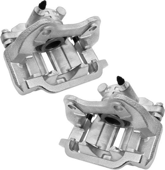 $107 Rear Brake Caliper with Bracket Compatible with 2003-20 image
