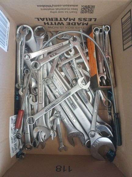 Box of craftsman wrenches image