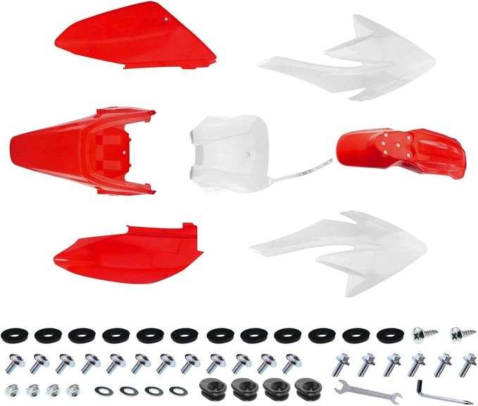 PRO BAT 7 PCs Plastic Fender Kit CRF 70 CRF70 Pit Bike Fende image