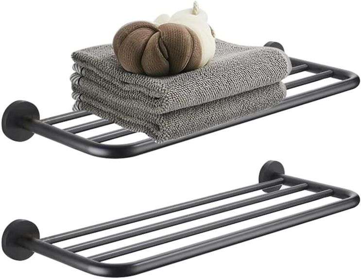 Hotel Towel Racks for Bathroom Wall Mounted, 24 Inch Towel S image