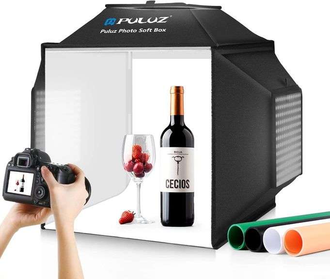 PULUZ Upgrade Light Box & Soft Box, 16"x16" Professional Sho image