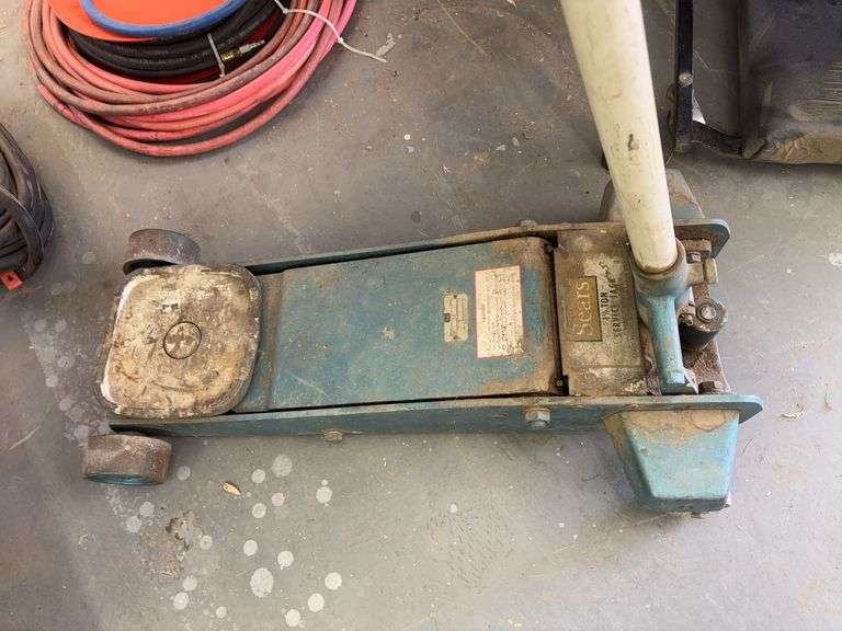 Sears 1 1/2 ton floor jack image