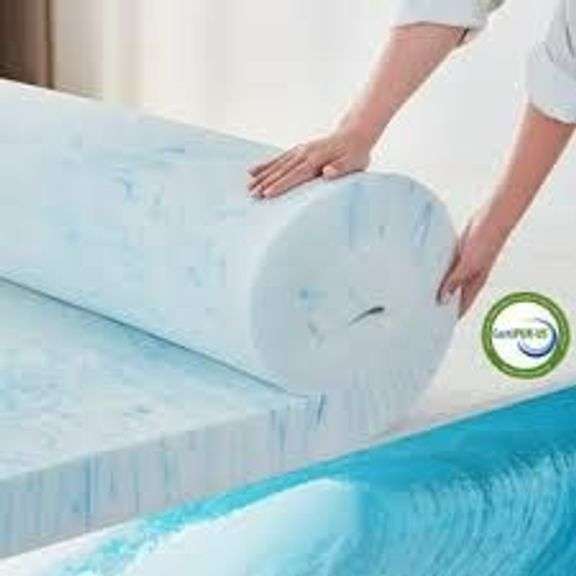 Linenspa Gel Memory Foam Mattress Topper image