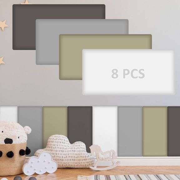 8 Pack Wall Padding for Playroom Peel and Stick Headboard 15 image