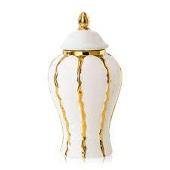 Gold Ceramic Jar image