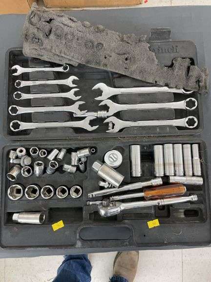 Tool set. Missing a few pieces. image