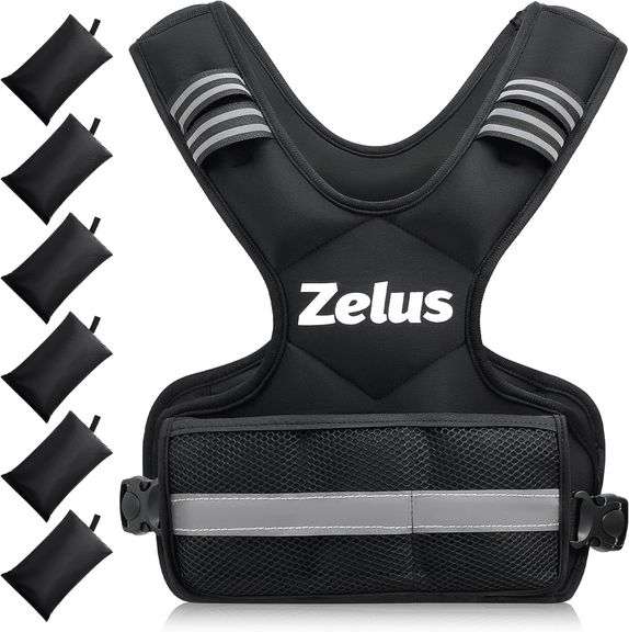 ZELUS Weighted Vest for Men and Women | 4-10lb/11-20lb/20-32 image