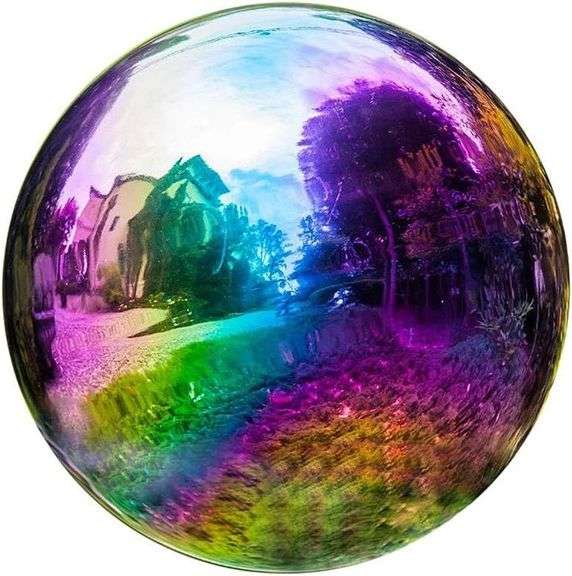 Topadorn Stainless Steel Gazing Globe Ball, Mirror Gazing Ba image