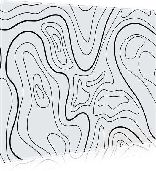 DAWNTREES Glass Gaming Mouse Pad,Accurate and Fast Mouse Tra image