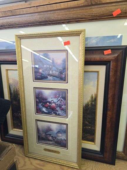 3 pictures of wall art image