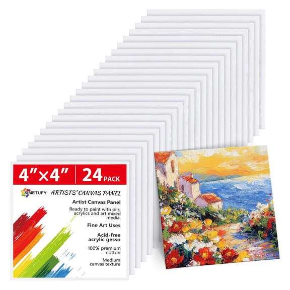 Simetufy Mini Square Canvas Panels image