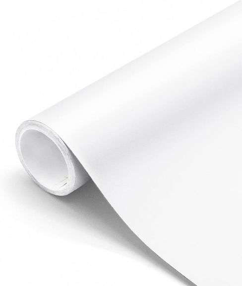 seonta Thick White Contact Paper Matte 24"x200" Waterpoof Pe image