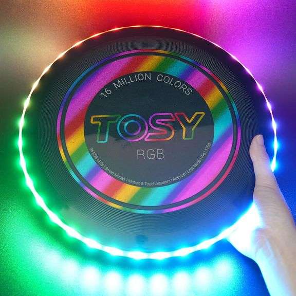 TOSY Flying Disc - 16 Million Colors RGB LEDs, Extremely Bri image