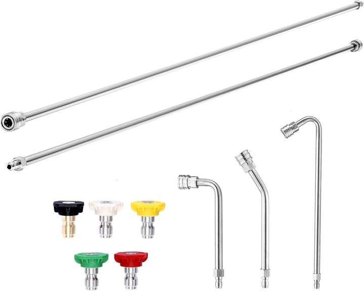 EASYBRO Pressure Washer Extension Wand, 120" Upgrade Power W image