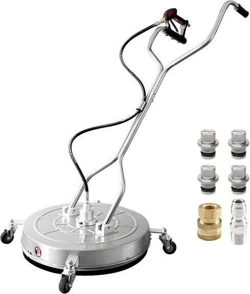 $252 JANZ 24' Pressure Washer Surface Cleaner with 4 Wheels, image