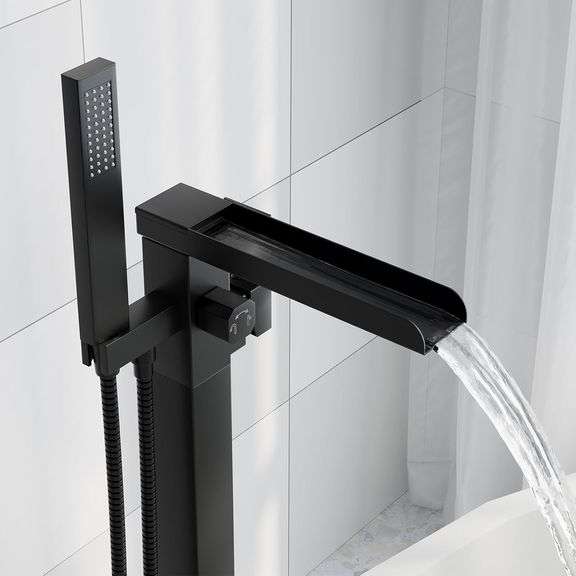 $170 Freestanding Bathtub Faucet, Floor Mount Bathtub Faucet image