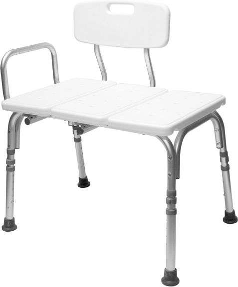 Carex Shower Bench and Shower Chair For Elderly and Disabled image