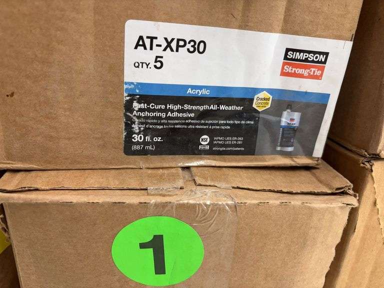 2 boxes Fast cure high strength all weather anchoring adhesive image