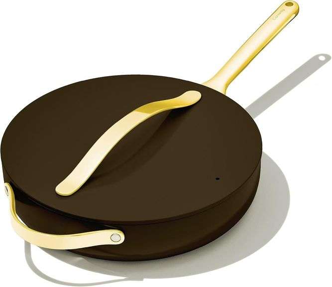 $205 Caraway Nonstick Ceramic Saut  Pan with Lid (4.5 qt, 11 image