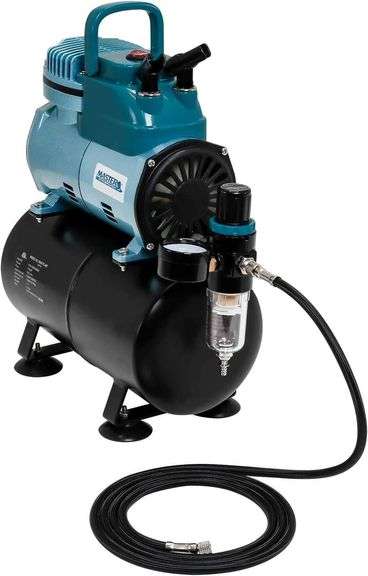 $150 Master Airbrush Model TC-40T Air Brush Compressor Kit - image