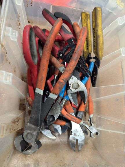 Assorted wire stripping/cutting tools. image