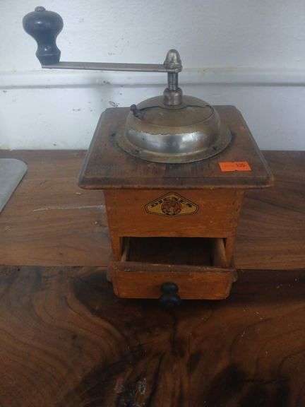 Vintage coffee grinder. image