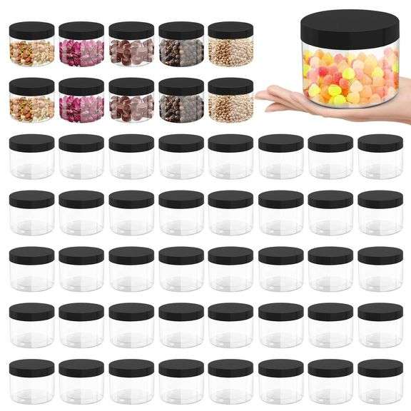 ZISDHNEO 10 oz Plastic Jars image