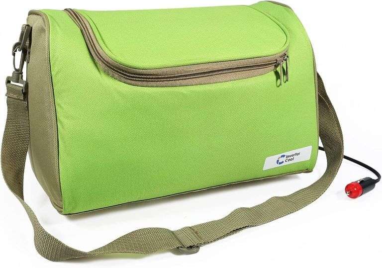 Ecoer Electric Car Cooler Bag, 12V Thermoelectric Cooler Plu image
