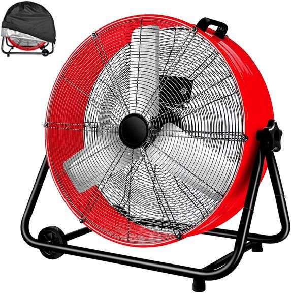 $130 24 Inch High Velocity Heavy Duty Large Industrial Fan, image