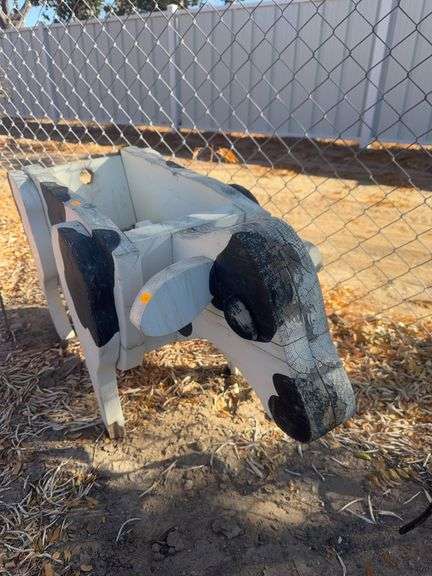 Wooden cow (Broken Rear Leg) image