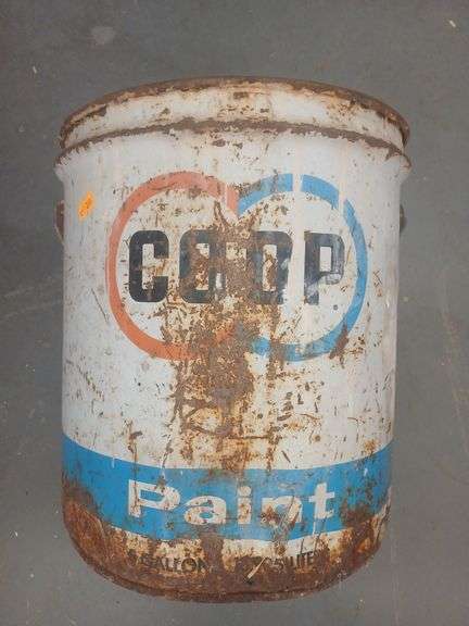 Vintage coop paint can 5 gal. image