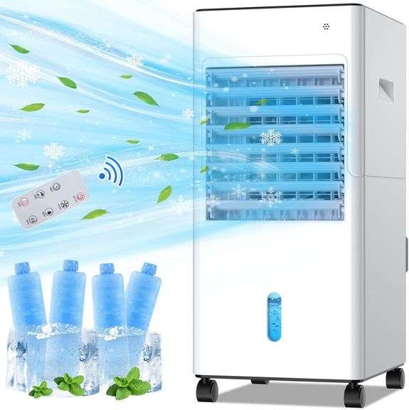 Portable air conditioners, 1.6 Gallon Evaporative Air Cooler image