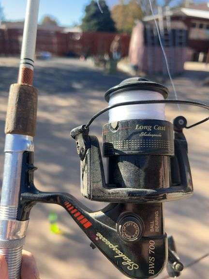 Shakespeare long cast spin reel image