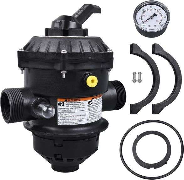 262506 1-1/2  6-Way Clamp Style Valve Compatible with Pentai image