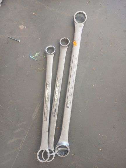 Set of 3 large craftsman wrench image