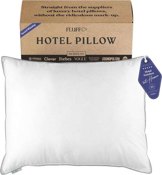 FluffCo Zen Fluff Pillows - Down Alternative - King Bed Pill image