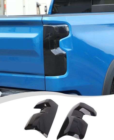 Hoolcar Tail Light Lamp Cover Guard Trim Bezel Frame Decor E image