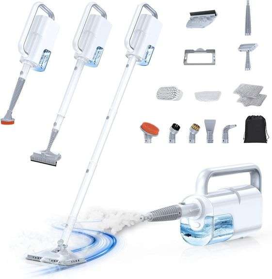 LABIGO 10-in-1 Steam Mop with Detachable Handheld Steamer, 3 image
