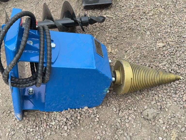 Mini Skid Steer Hydraulic Wood Splitter image