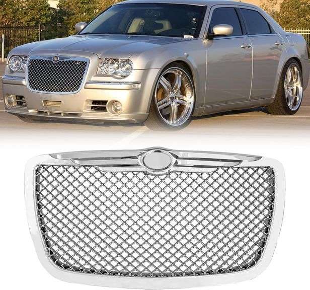 Front Bumper Chrome Grille For 2005-2010 Chrysler 300 300C H image