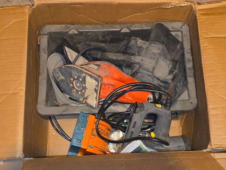 2 boxes of tools. image